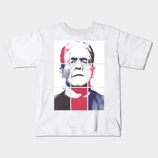 Frankenstein's Monster, A ball point pen portrait. Kids T-Shirt